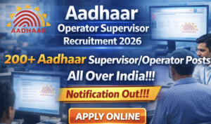 CSC e-Governance Services India Hiring 252 Aadhaar Operator Positions - Apply Now!